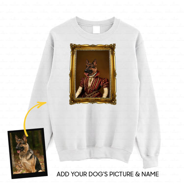 Personalized Dog Gift Idea - Royal Dog's Portrait 30 For Dog Lovers - Standard Crew Neck Sweatshirt